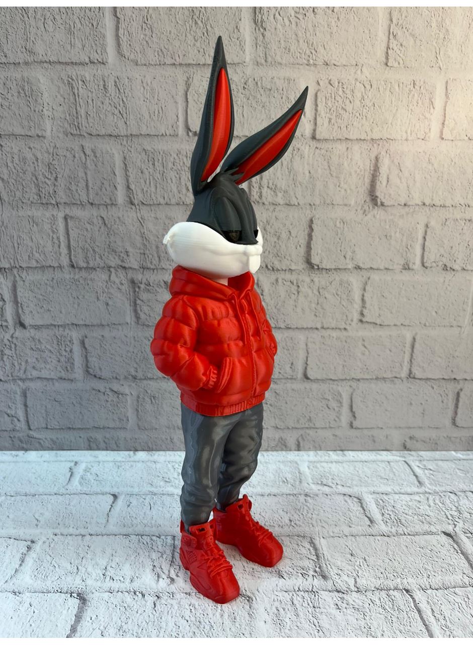 Bugs Bunny Büyük Boy Figür 10×34 cm Salon Dekoru