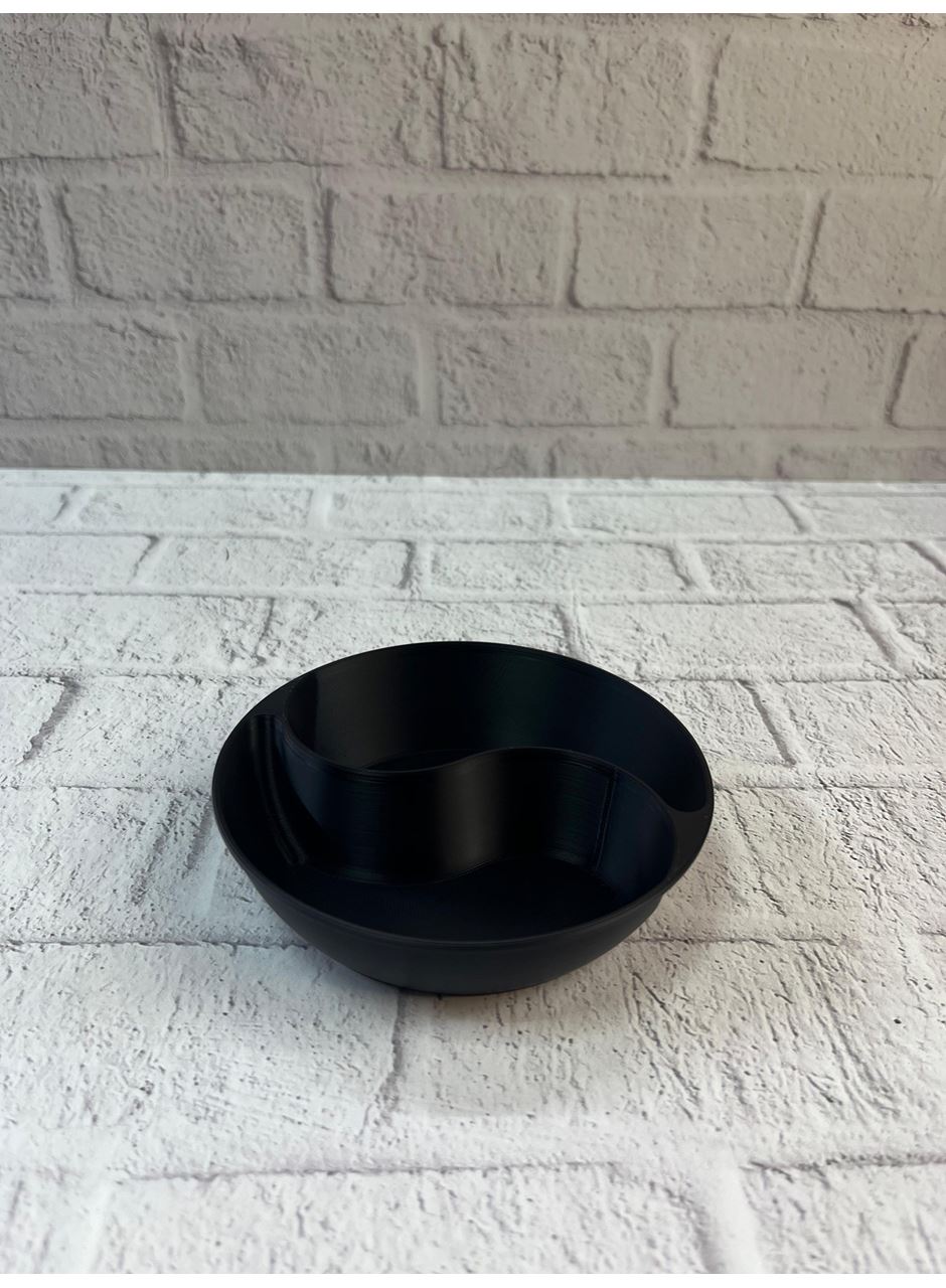 Dekoratif Siyah Çerezlik Kase 4’lü Set 3x12 cm