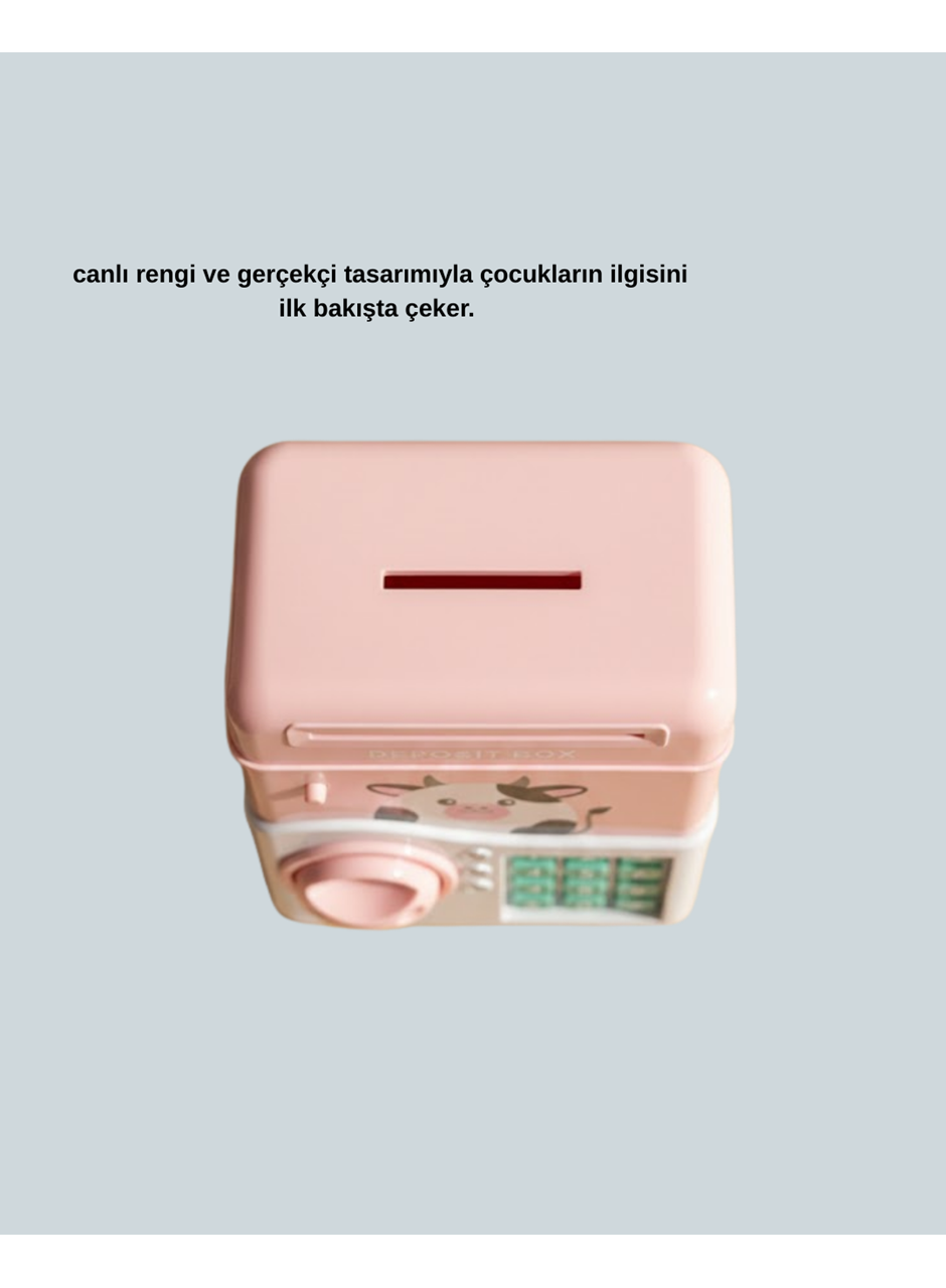 SAM51 MÜZİKLİ IŞIKLI KUMBARA PEMBE