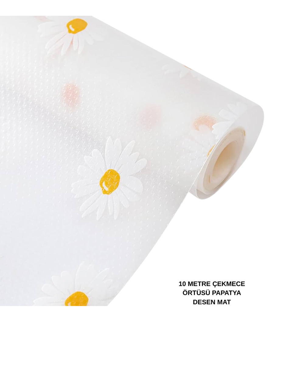 10 METRE PAPATYA DESEN KAYDIRMAZ