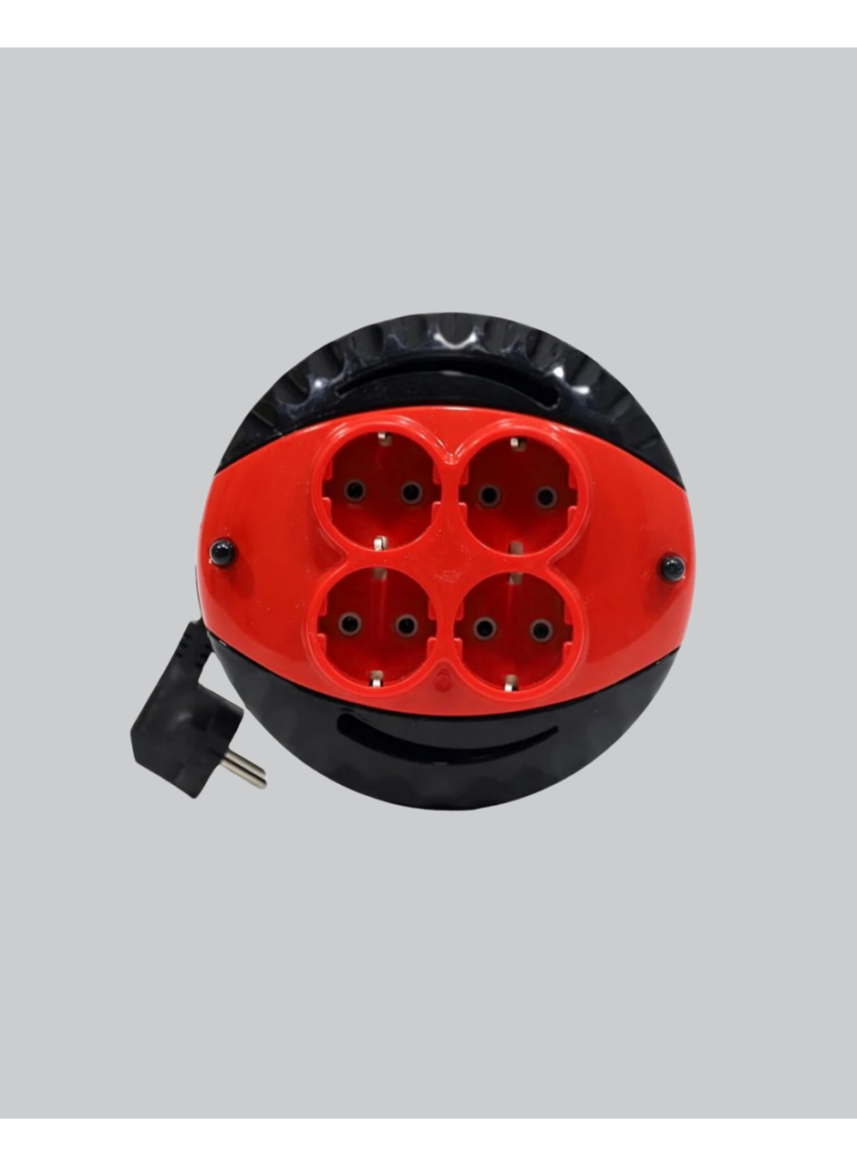 Türkiye Üretimi 5 Metre 4 Prizli Kablolu Makara