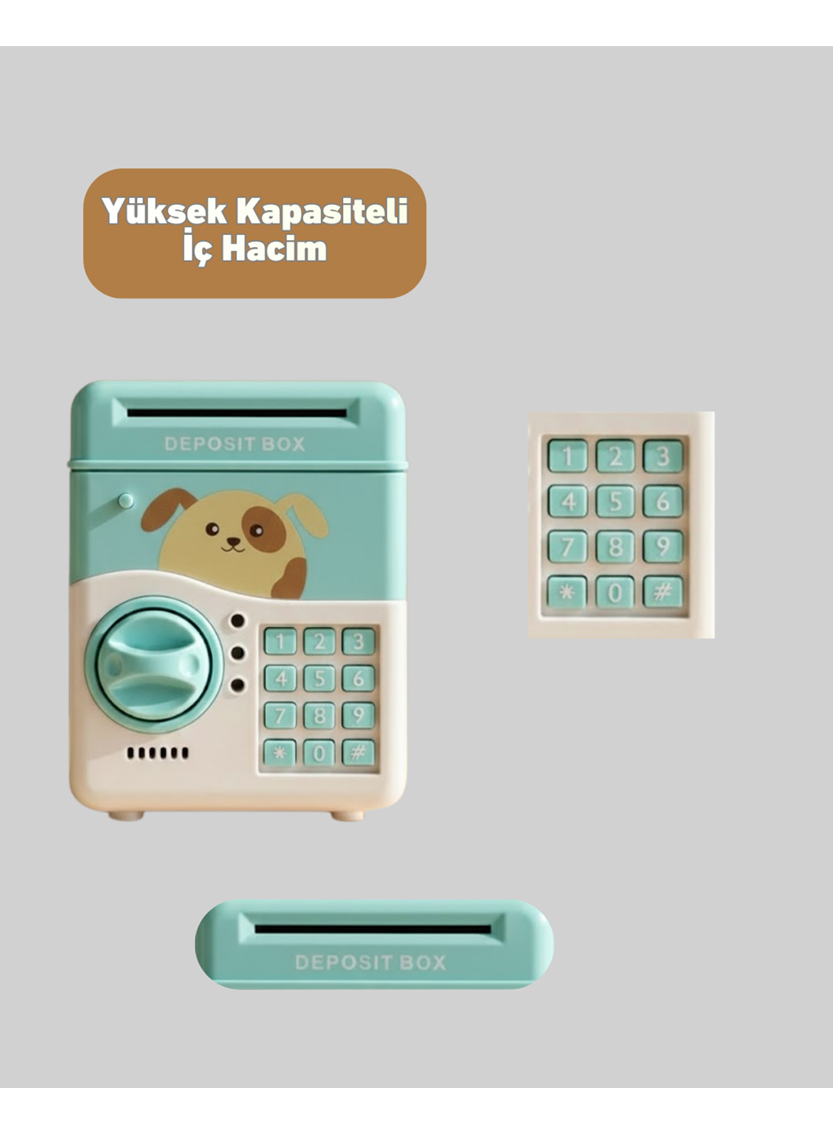 SAM51 MÜZİKLİ IŞIKLI KUMBARA SU YEŞİLİ