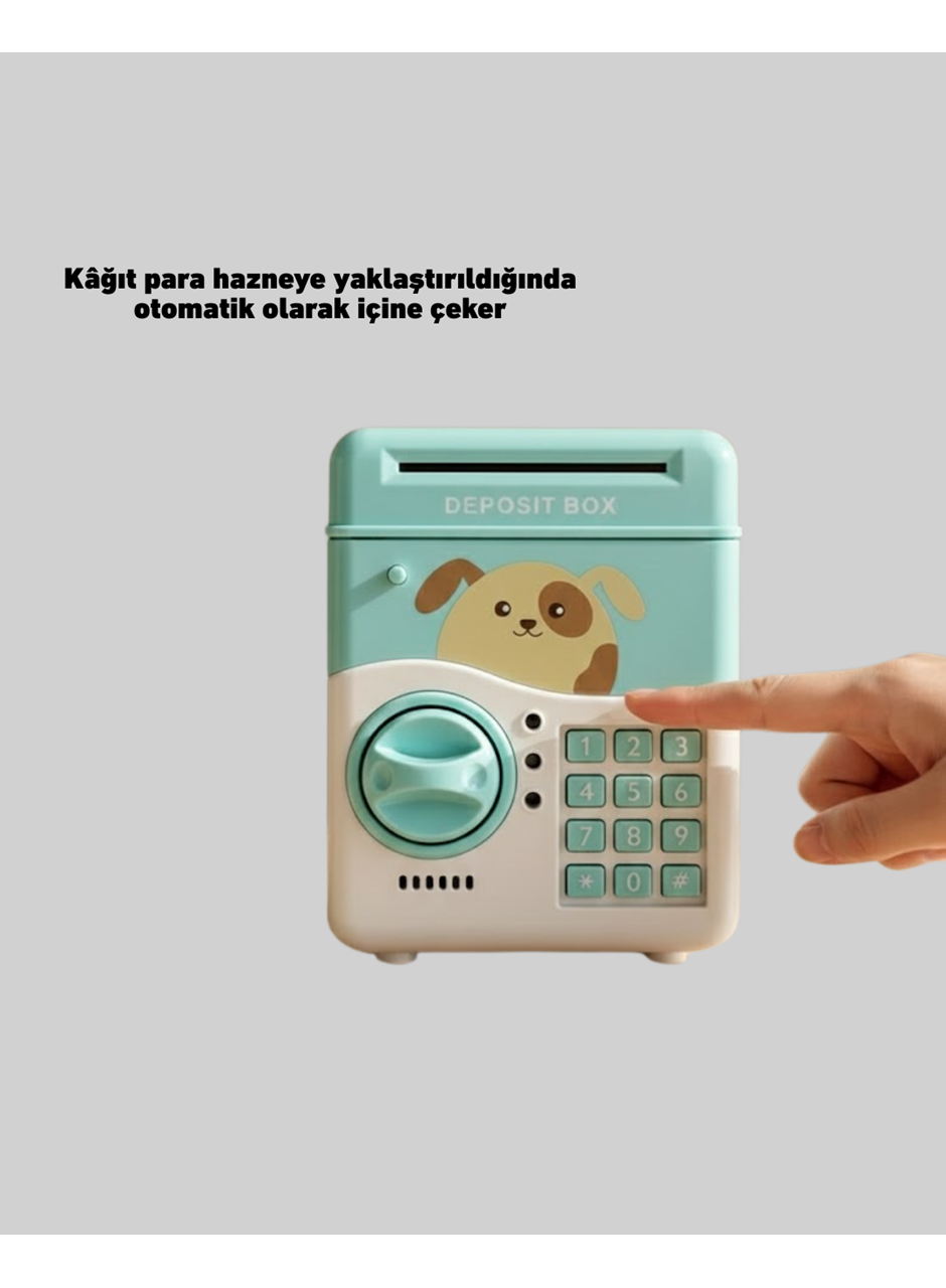 SAM51 MÜZİKLİ IŞIKLI KUMBARA SU YEŞİLİ