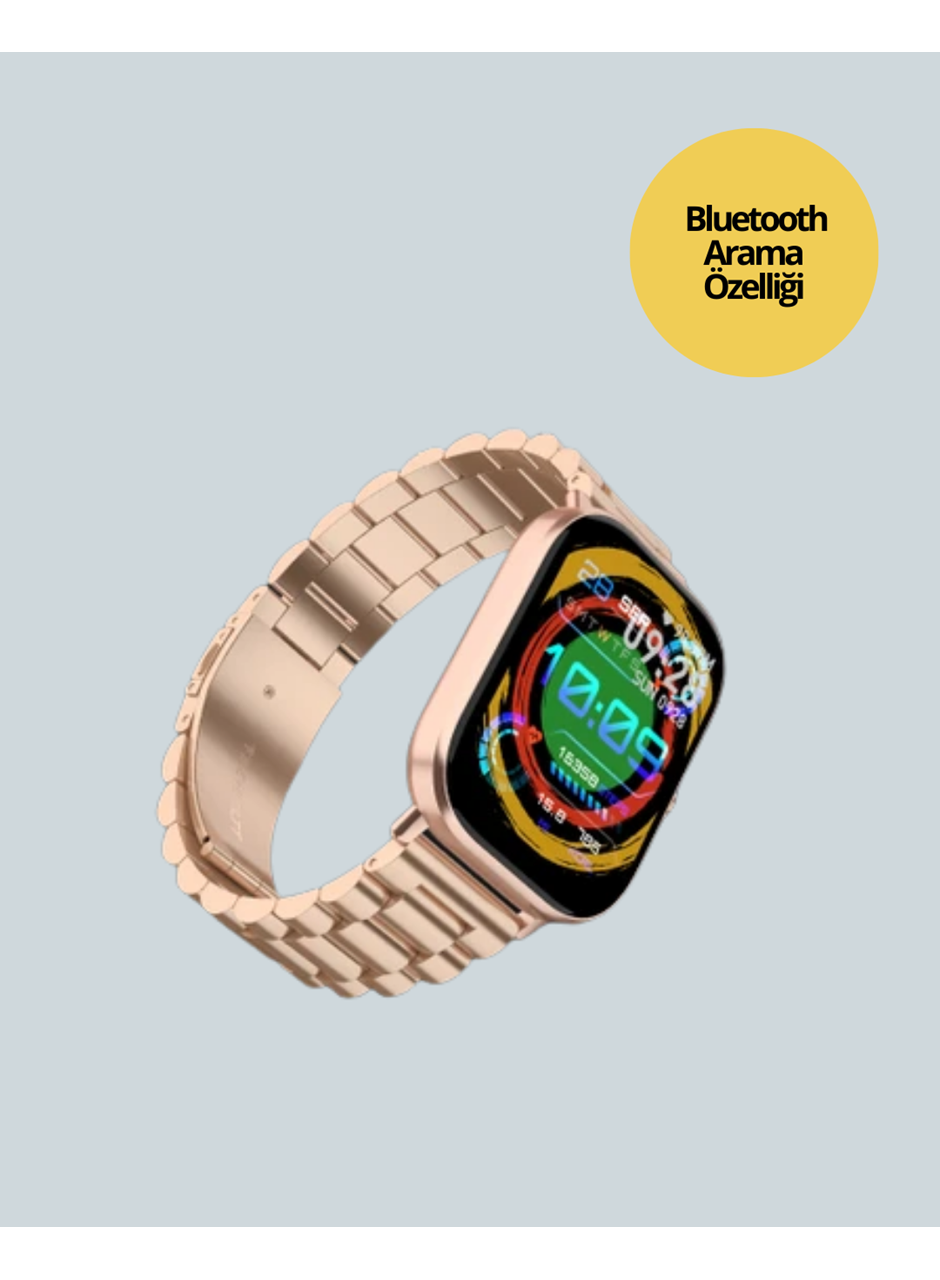 41 mm Kavisli Kasa Akıllı Saat IOS ve Android Uyumlu