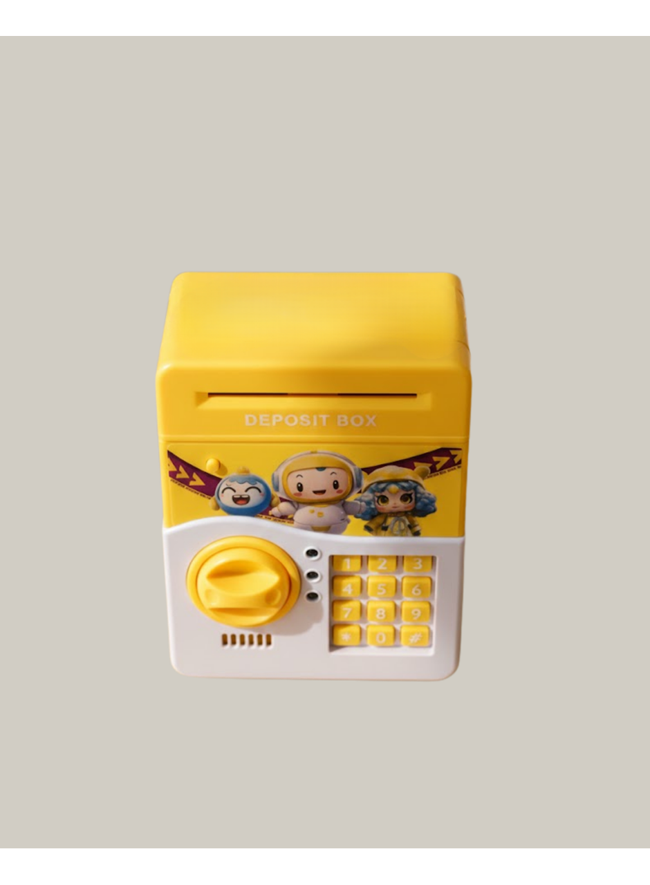 SAM51 MÜZİKLİ IŞIKLI KUMBARA SARI