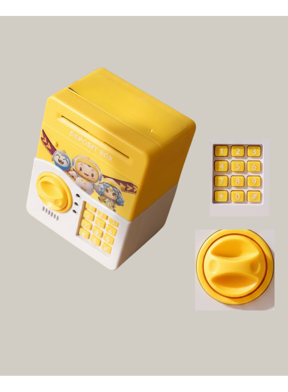 SAM51 MÜZİKLİ IŞIKLI KUMBARA SARI