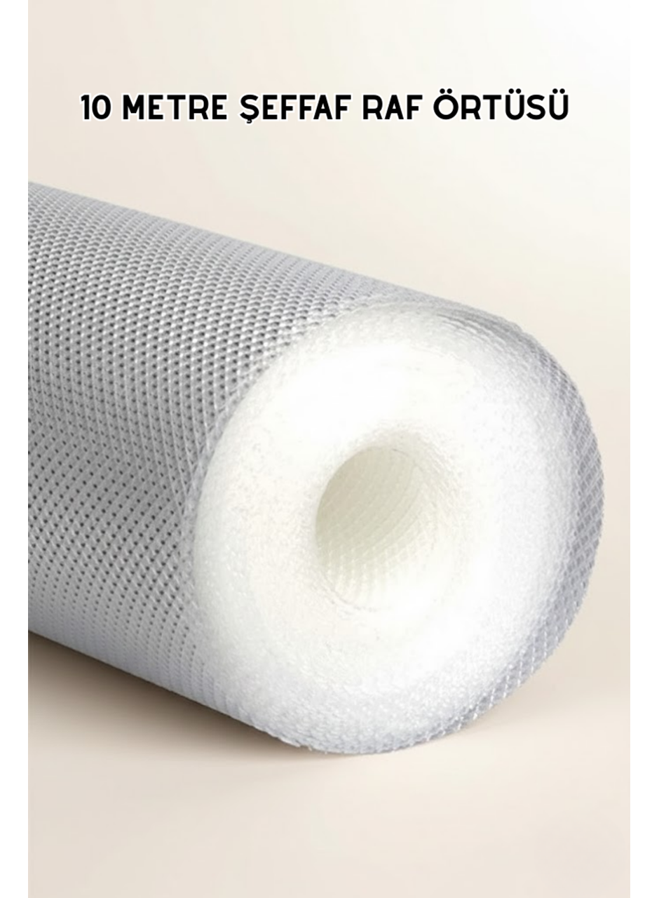 10 Metre Silikon Tabanlı Şeffaf Çekmece Düzenleyici Aparat