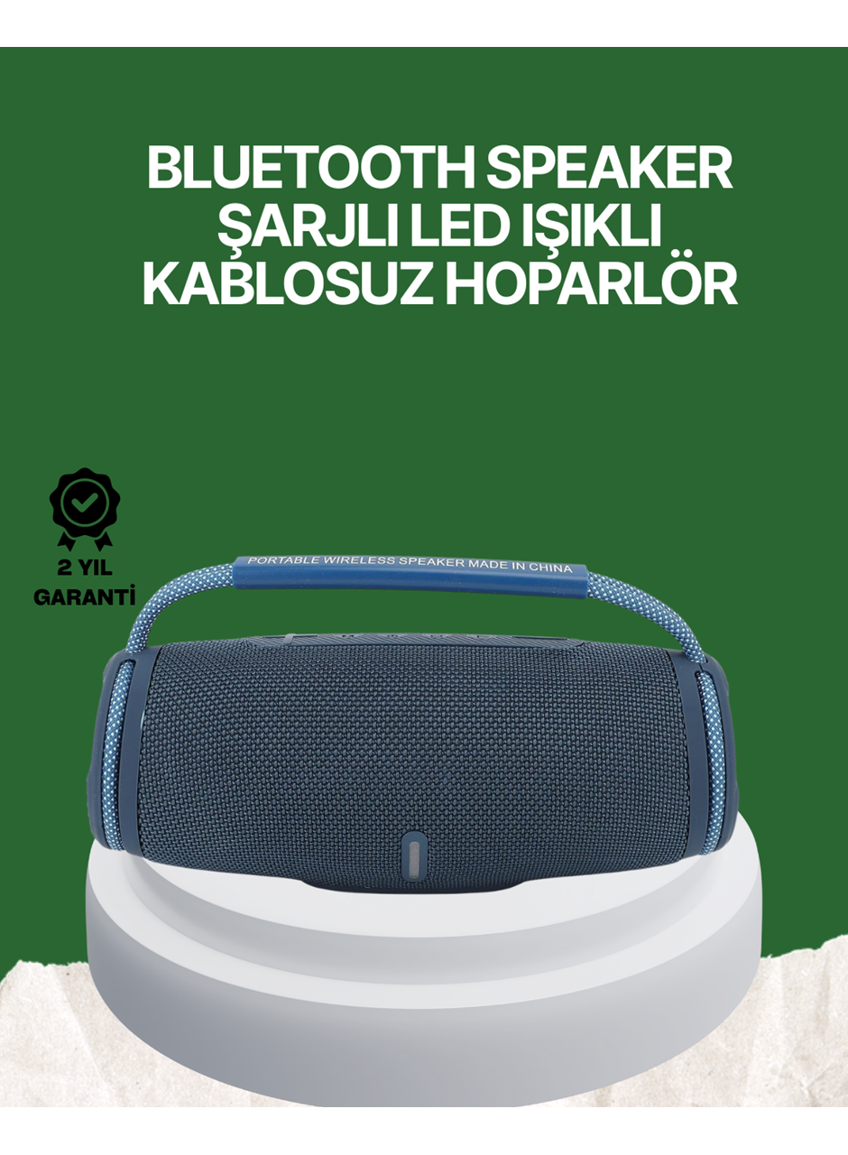 Net Stereo Ses Sunan IPX5 Su Geçirmez Bluetooth Hoparlör