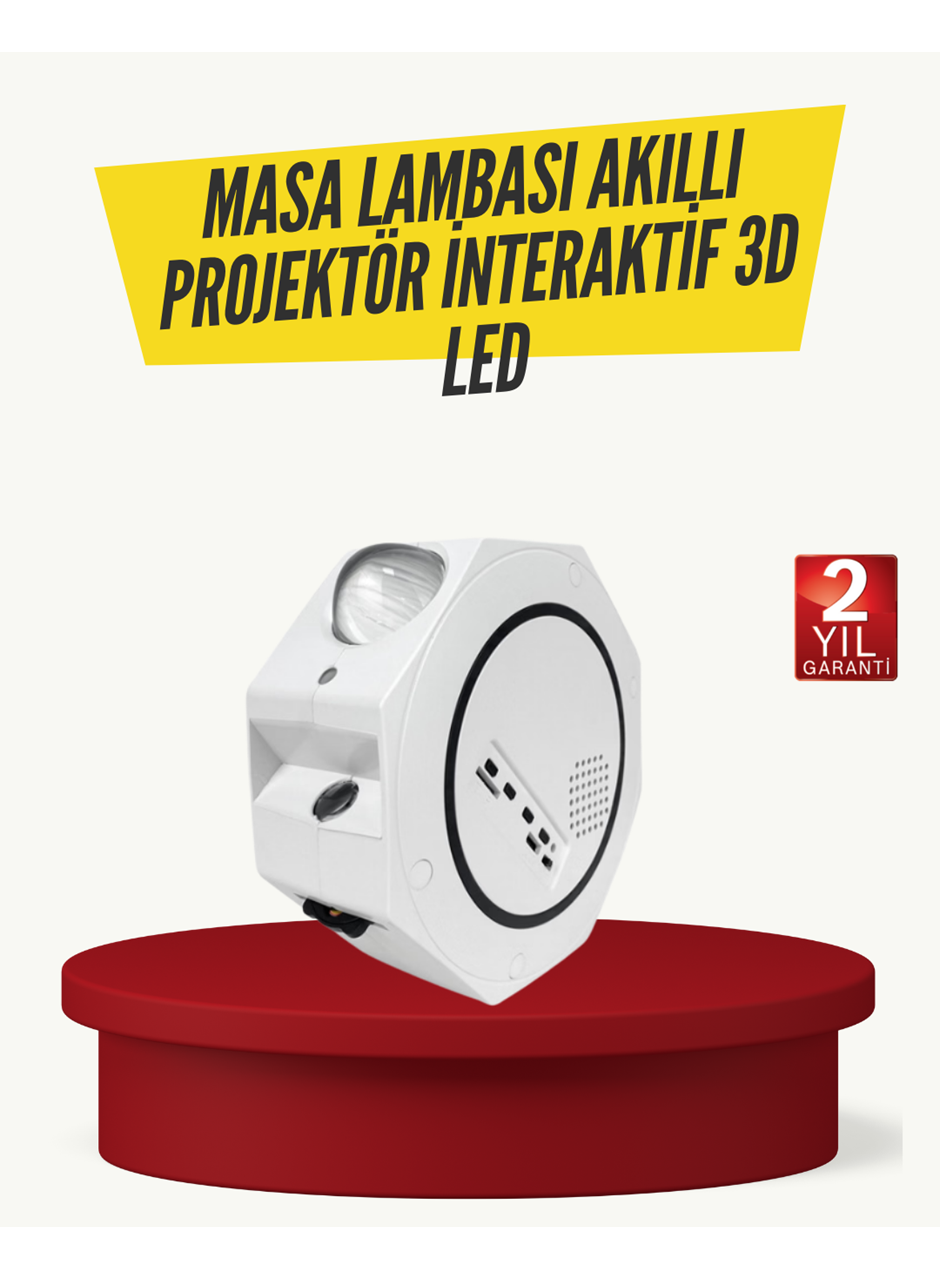 Romantik Atmosfer İçin Yıldızlı Gökyüzü LED Projektör