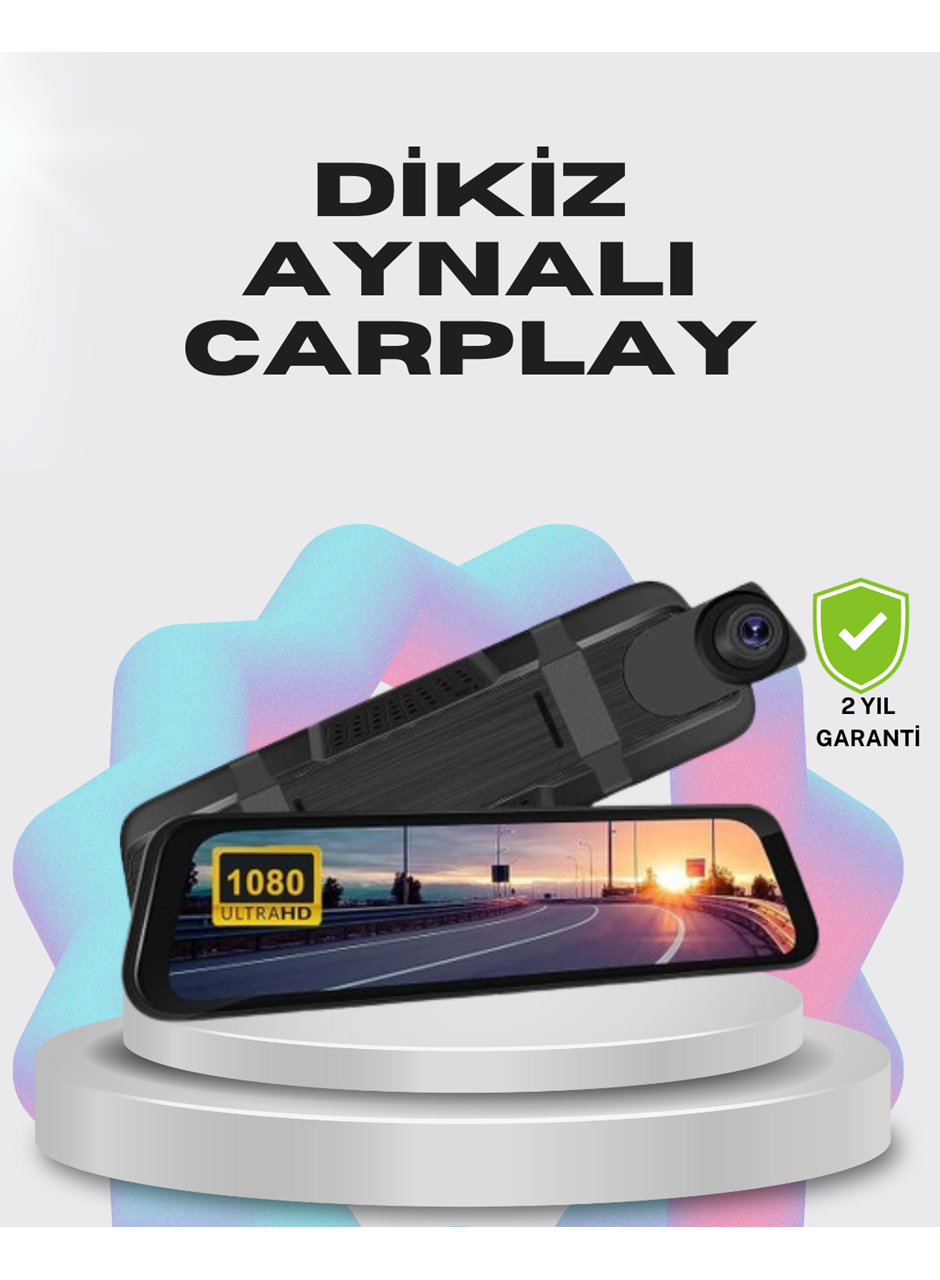 1080P Çift Kameralı Dokunmatik Dikiz Aynası G Sensörlü