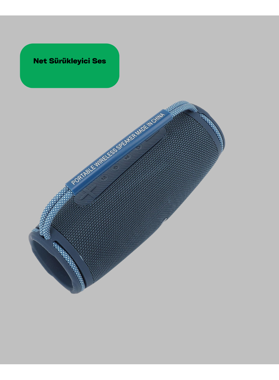 IPX5 Su Geçirmez Taşınabilir Bluetooth Hoparlör Renkli Işıklı