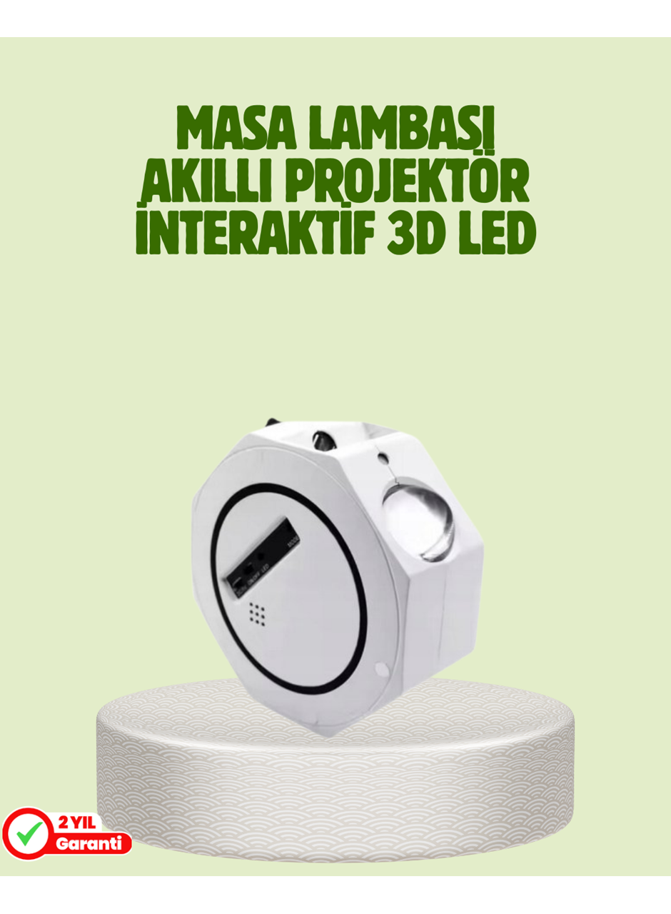 Çok Modlu Yıldız ve Okyanus Efektli Gece Işığı Projektörü