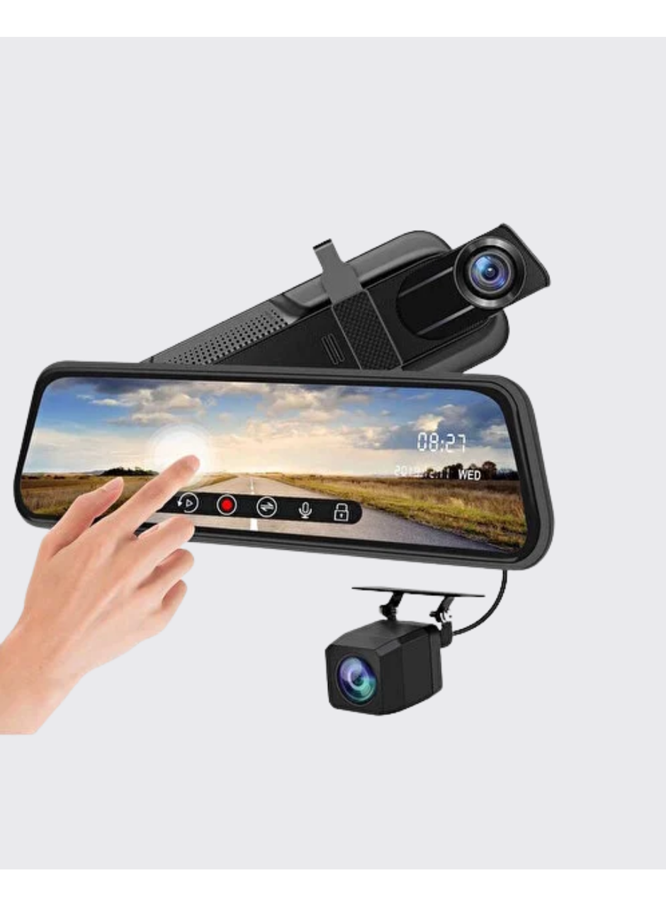 10 İnç Tam Dokunmatik Dikiz Aynası Kamera Ön Arka Full HD