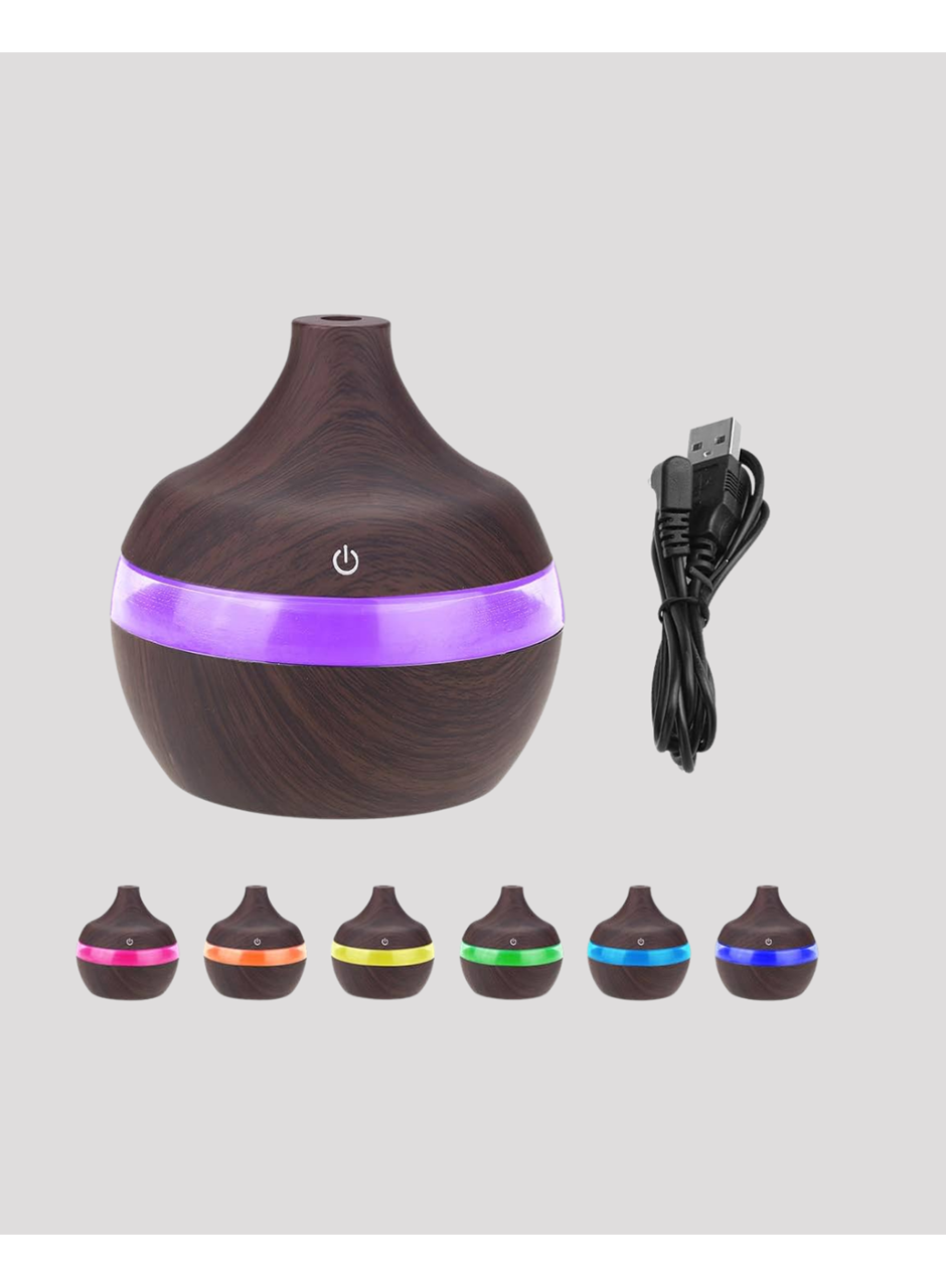 7 Renk LED Işıklı Ultrasonik Aroma Difüzör 300 ml