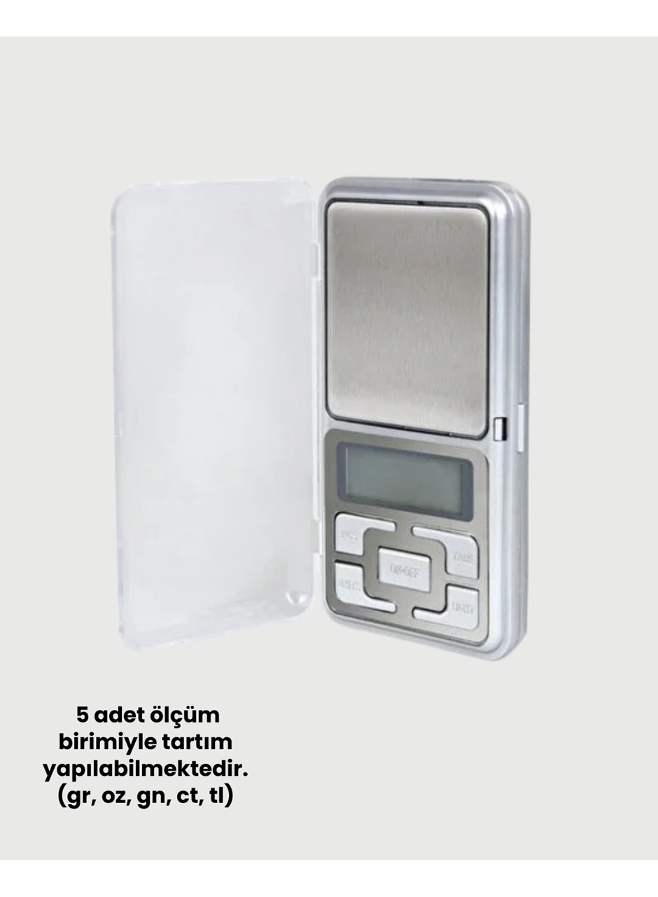 300 Gr Hassas Cep Terazisi Mavi Işıklı LCD Ekranlı