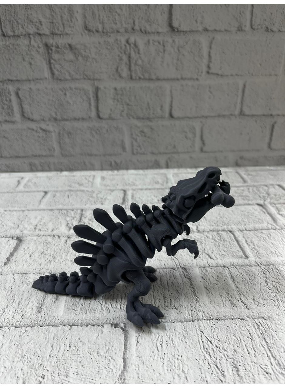 Hareketli Dinazor Figürü Dekoratif Oyuncak – Siyah Tasarım