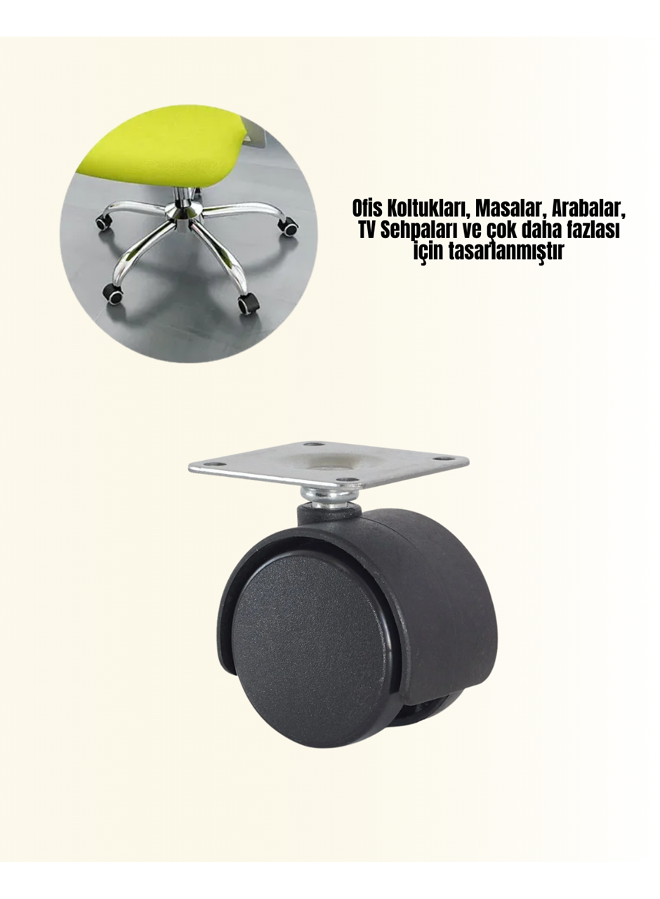 MASA AYAĞI 6CM KİLİTSİZ 4 ADET