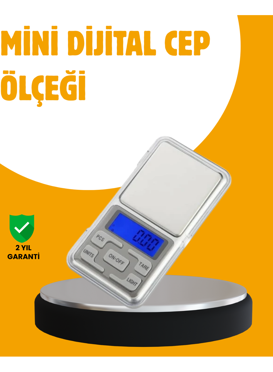 Taşınabilir Dijital Cep Terazisi 5 Ölçüm Birimli