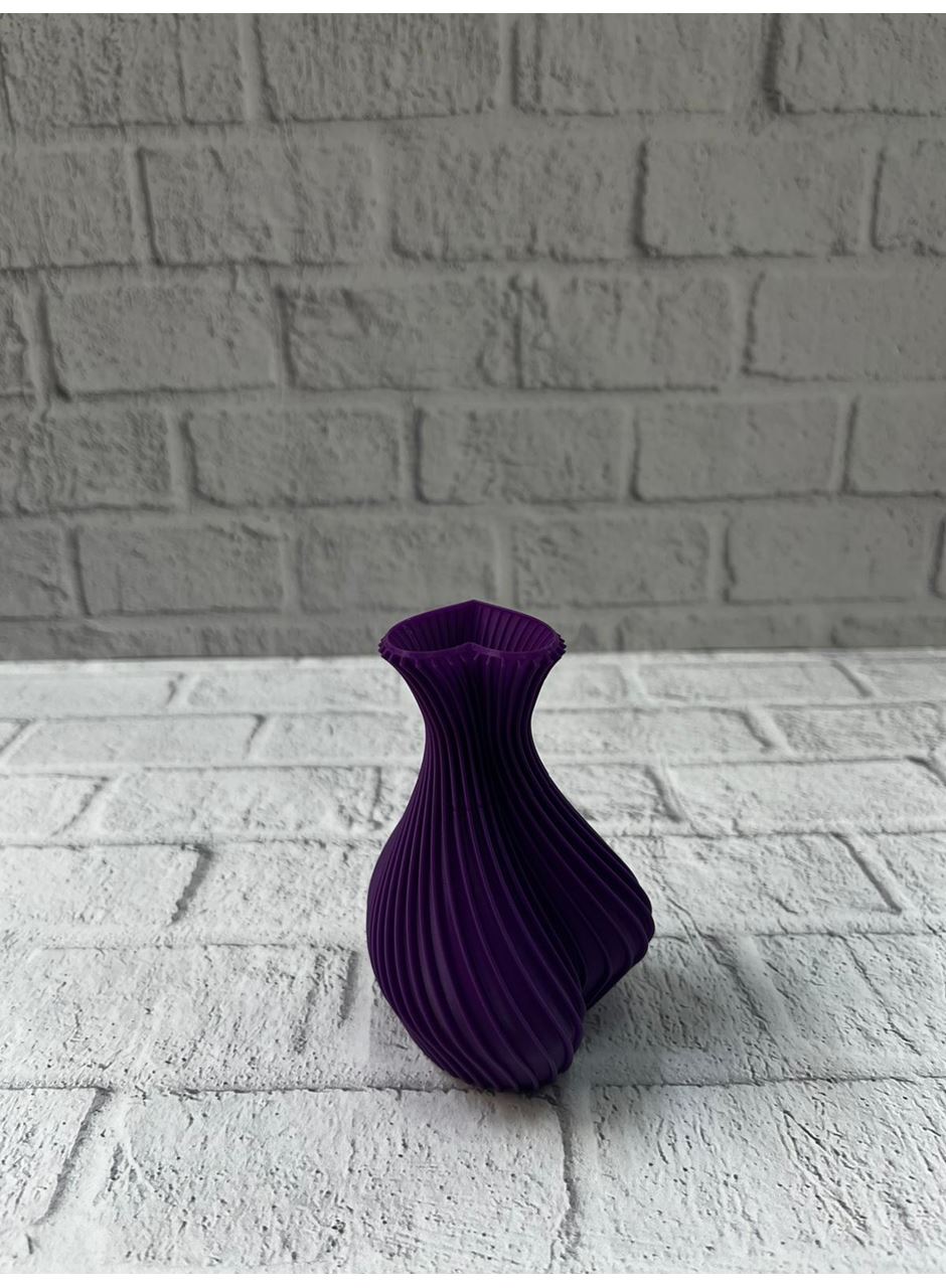 5 cm Mor Kalp Formlu Mini Vazo Modern Mini Dekor Ürünü