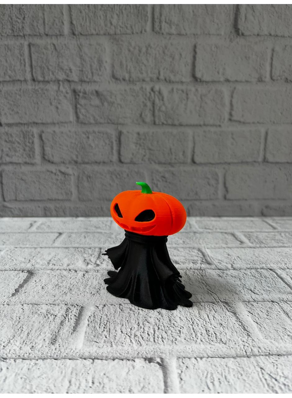 Balkabağı Figür 9cm Cadılar Bayramı Dekoratif Biblo