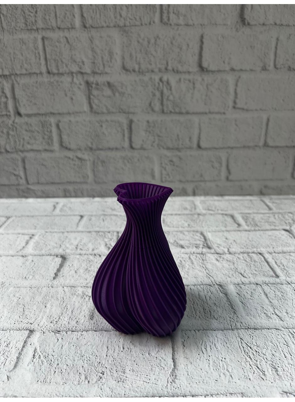 5 cm Mor Kalp Formlu Mini Vazo Modern Mini Dekor Ürünü