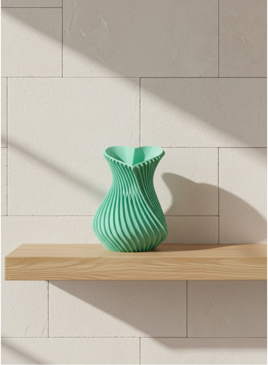 KALPLİ VAZO TURKUAZ