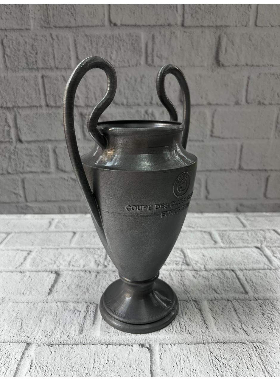 Füme Şampiyonlar Kupası 25cm Modern Dekor Ödül Biblo