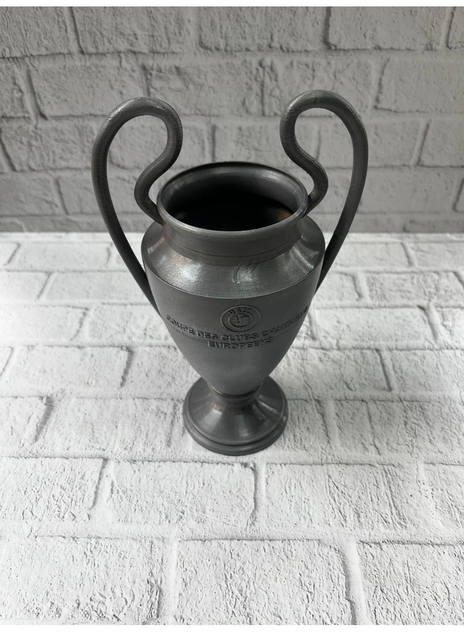 Füme Şampiyonlar Kupası 25cm Modern Dekor Ödül Biblo