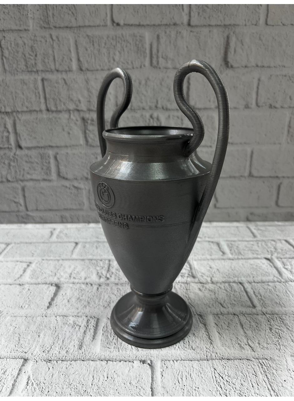 Füme Şampiyonlar Kupası 25cm Modern Dekor Ödül Biblo