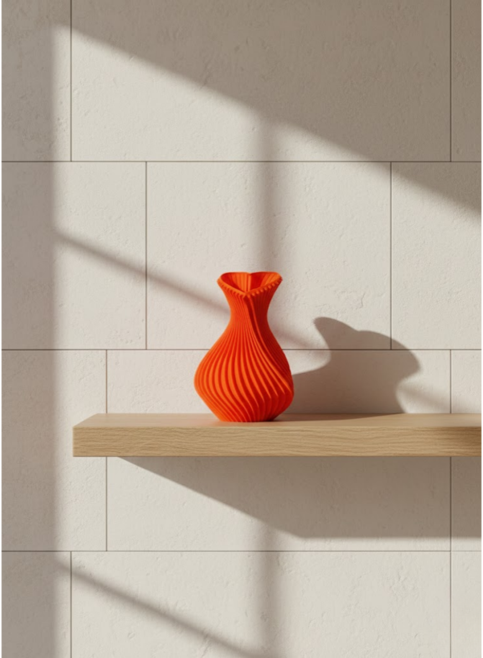 KALPLİ VAZO TURUNCU