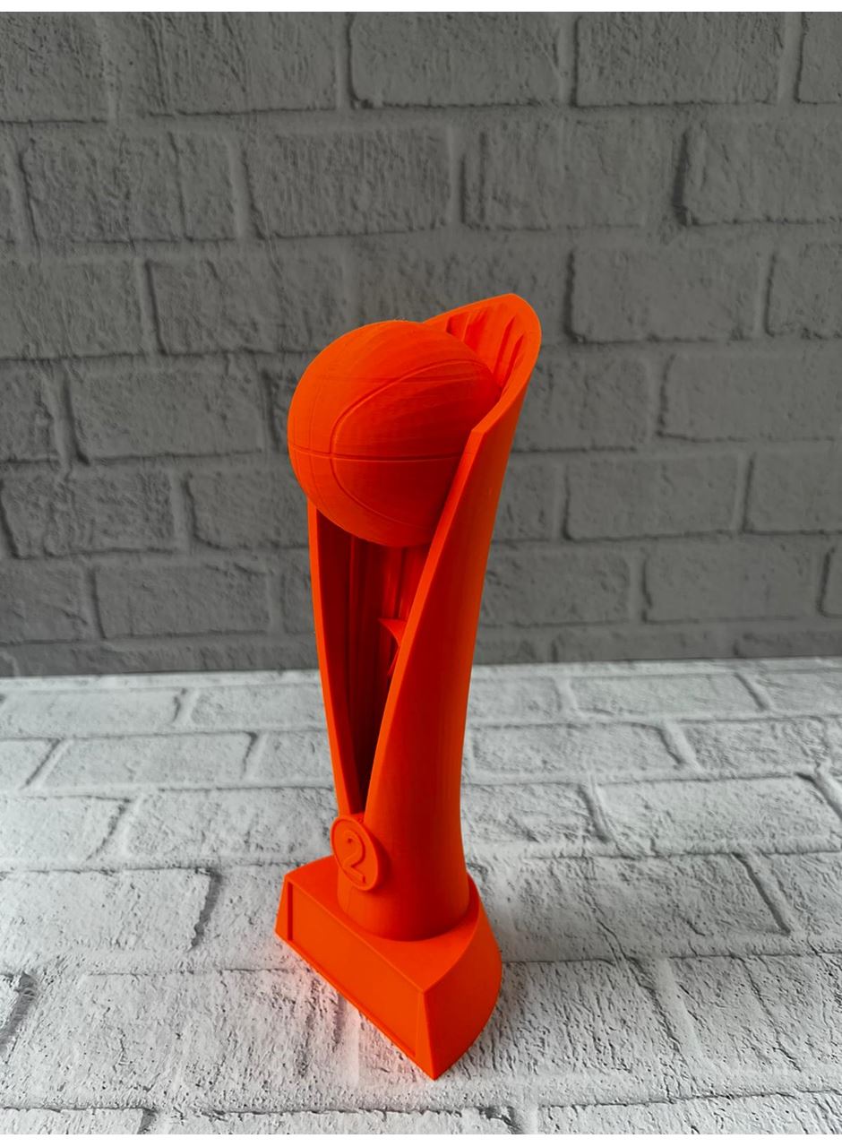 23cm Turuncu Basketbol Kupa Biblo Modern Ödül Dekor Ürünü