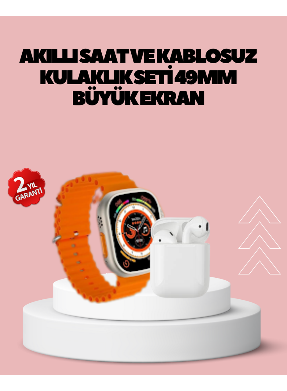 Watch 9 Max Akıllı Saat 45 mm Geniş Ekran Kulaklık Seti
