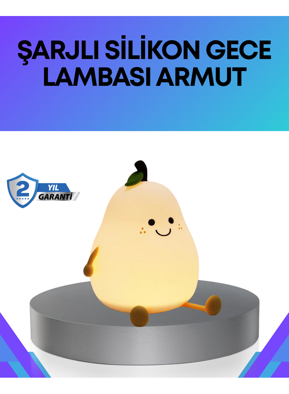 Modern Armut Gece Lambası Kablosuz Şarjlı LED Aydınlatma