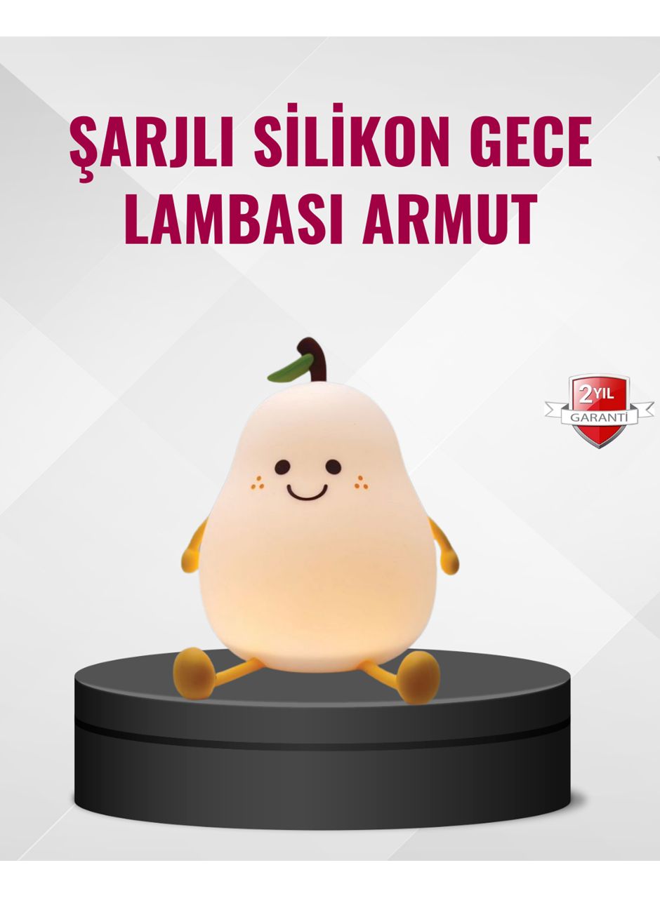Armut Gece Lambası USB Şarjlı Ayarlanabilir LED Işık