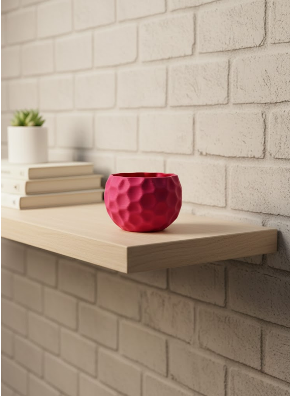 Küçük Boy Mor Saksı 5 cm Şık ve Minimal Dekoratif Tasarım