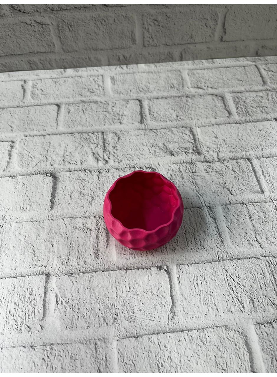 Küçük Boy Mor Saksı 5 cm Şık ve Minimal Dekoratif Tasarım