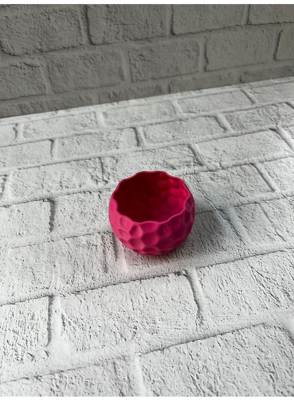 Küçük Boy Mor Saksı 5 cm Şık ve Minimal Dekoratif Tasarım