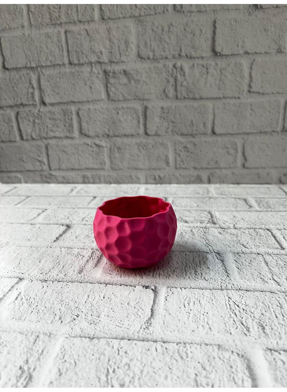 Mini Mor Dekoratif Saksı 5 cm Modern Masaüstü Bitki Saksısı