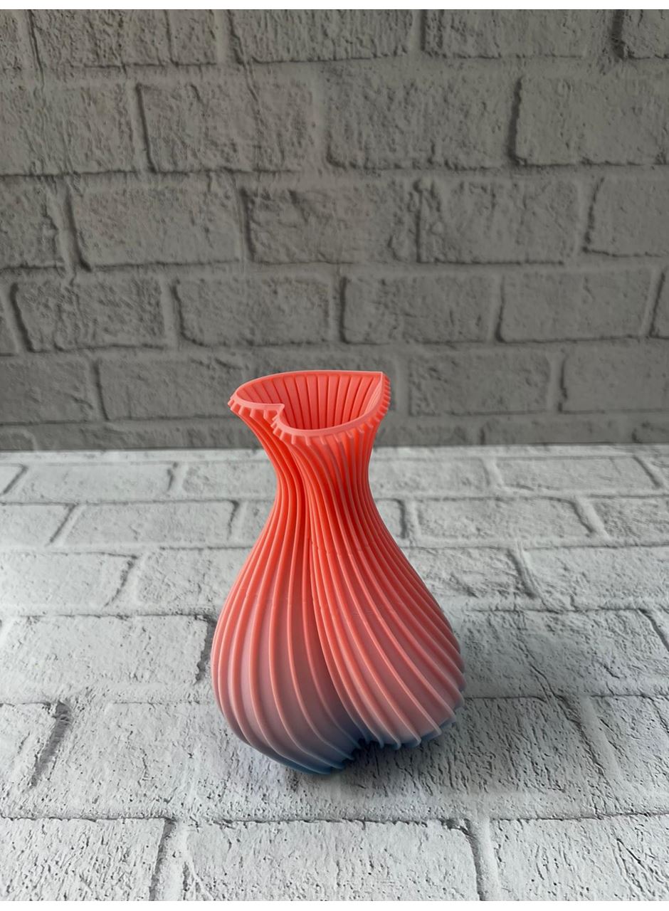 Romantik Kalp Figürlü Süslük Vazo Modern Tasarım 15 cm