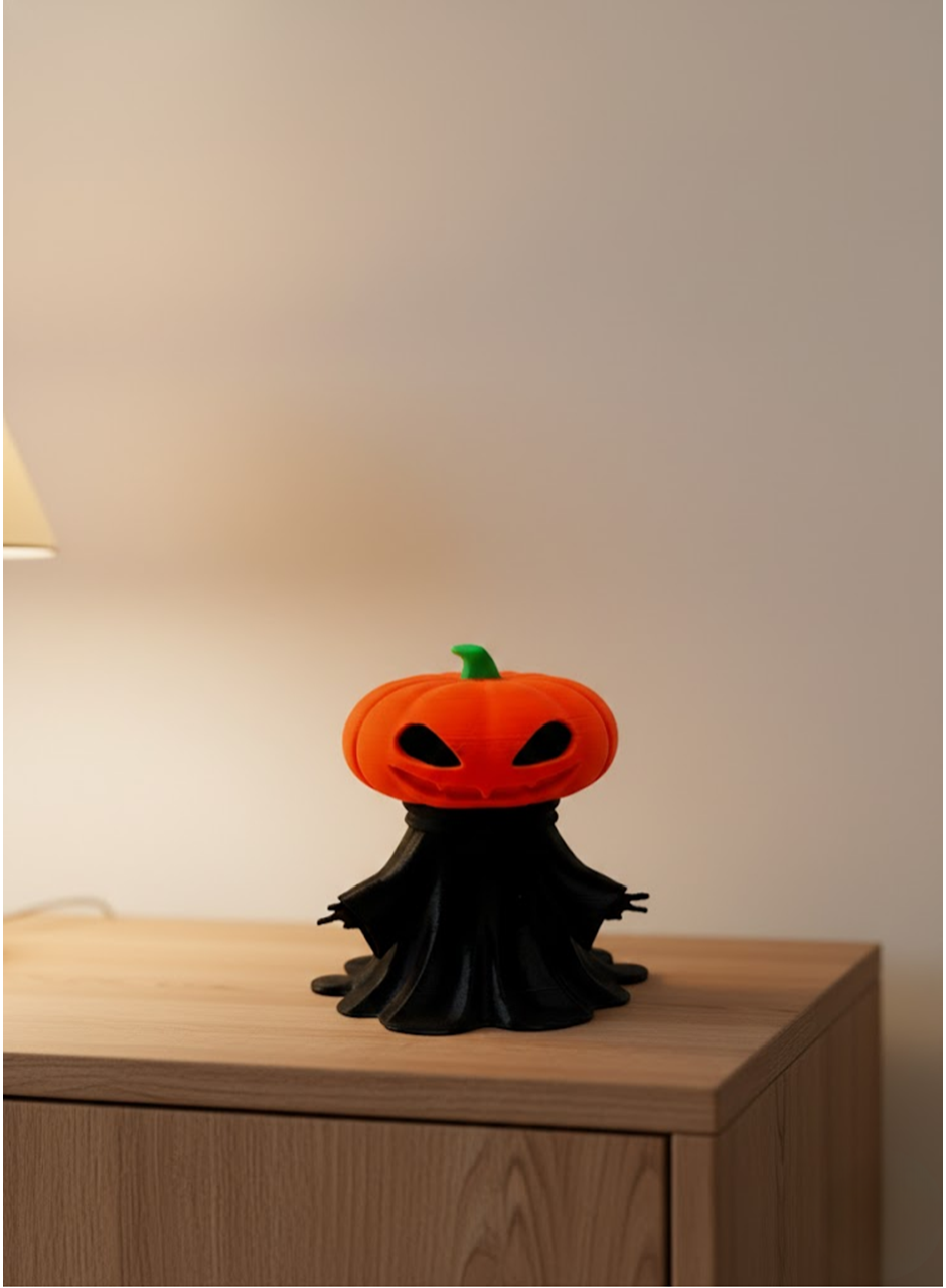 Cadılar Bayramı Temalı Balkabağı Figür 9cm Dekor Objesi