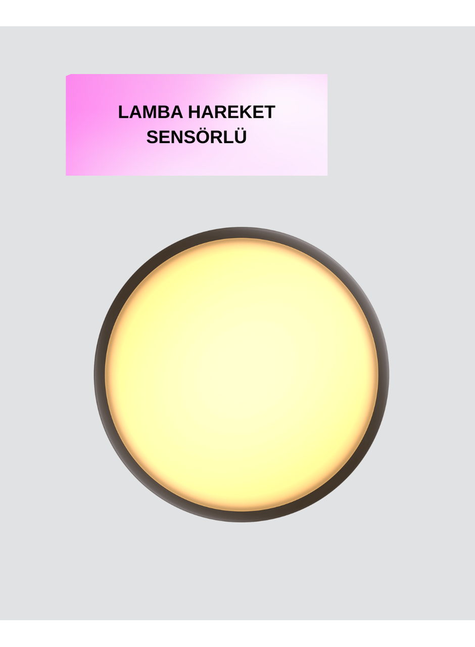 Hareket Algılayan LED Gece Lambası Mıknatıslı Duvar Montajlı