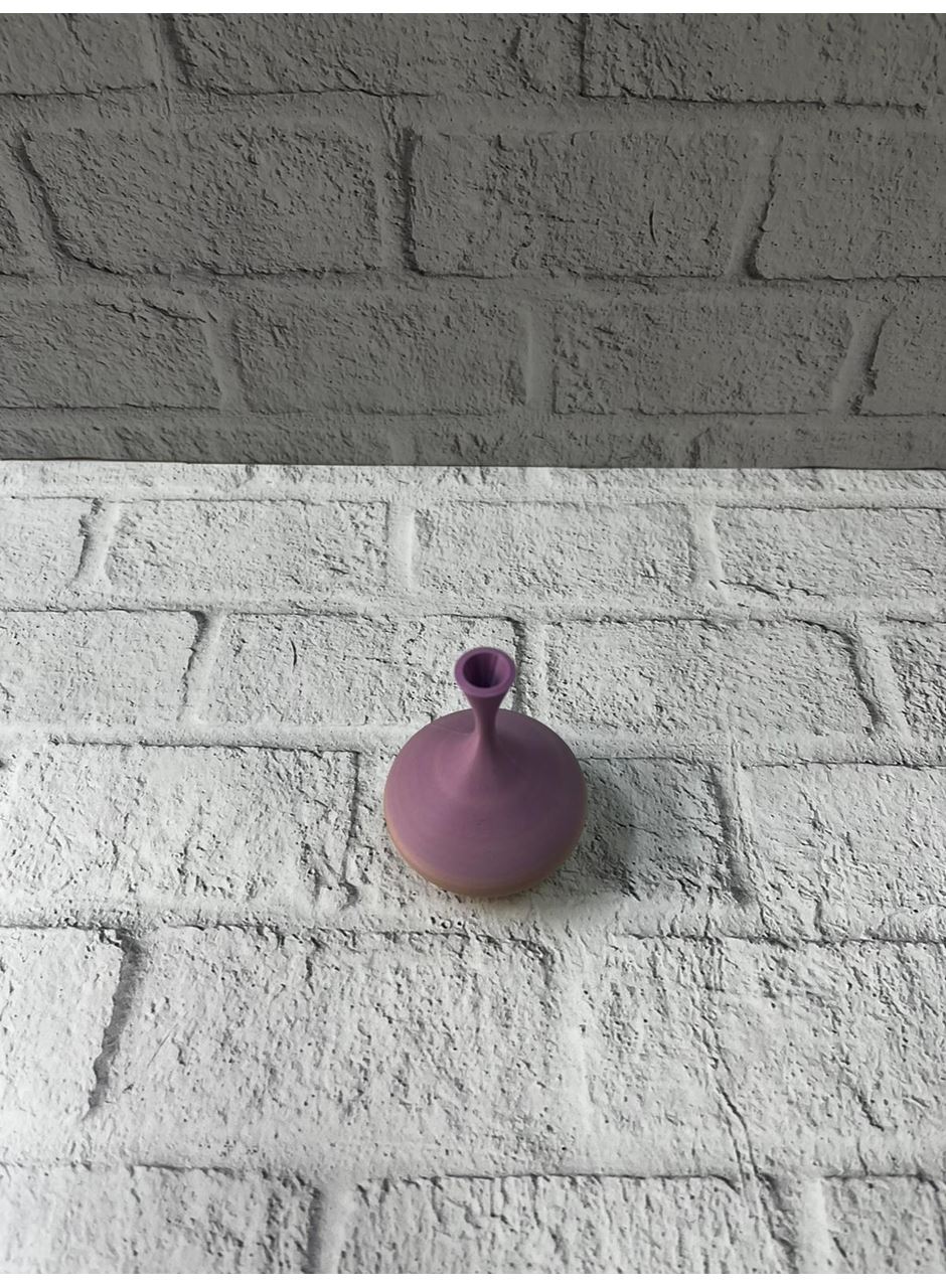 Mini Rainbow Dekoratif Vazo 8 cm Renk Geçişli Modern Tasarım