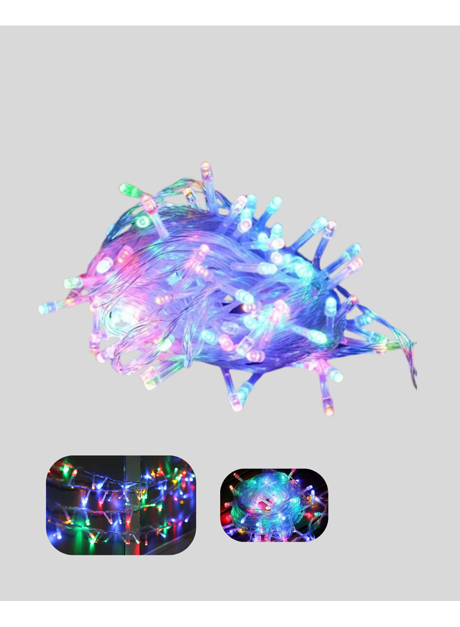 Dekoratif Peri Led 5 m 50 Ampullü Şeffaf Kablo Aydınlatma