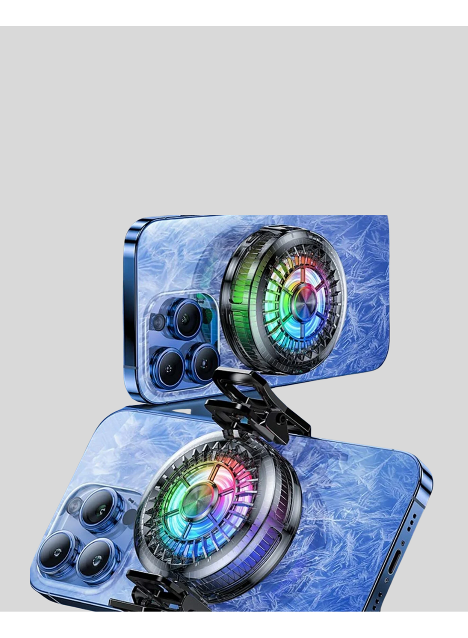 RGB LED Telefon Soğutucu Fan Yüksek Hızlı Soğutma Oyuncu Cooler