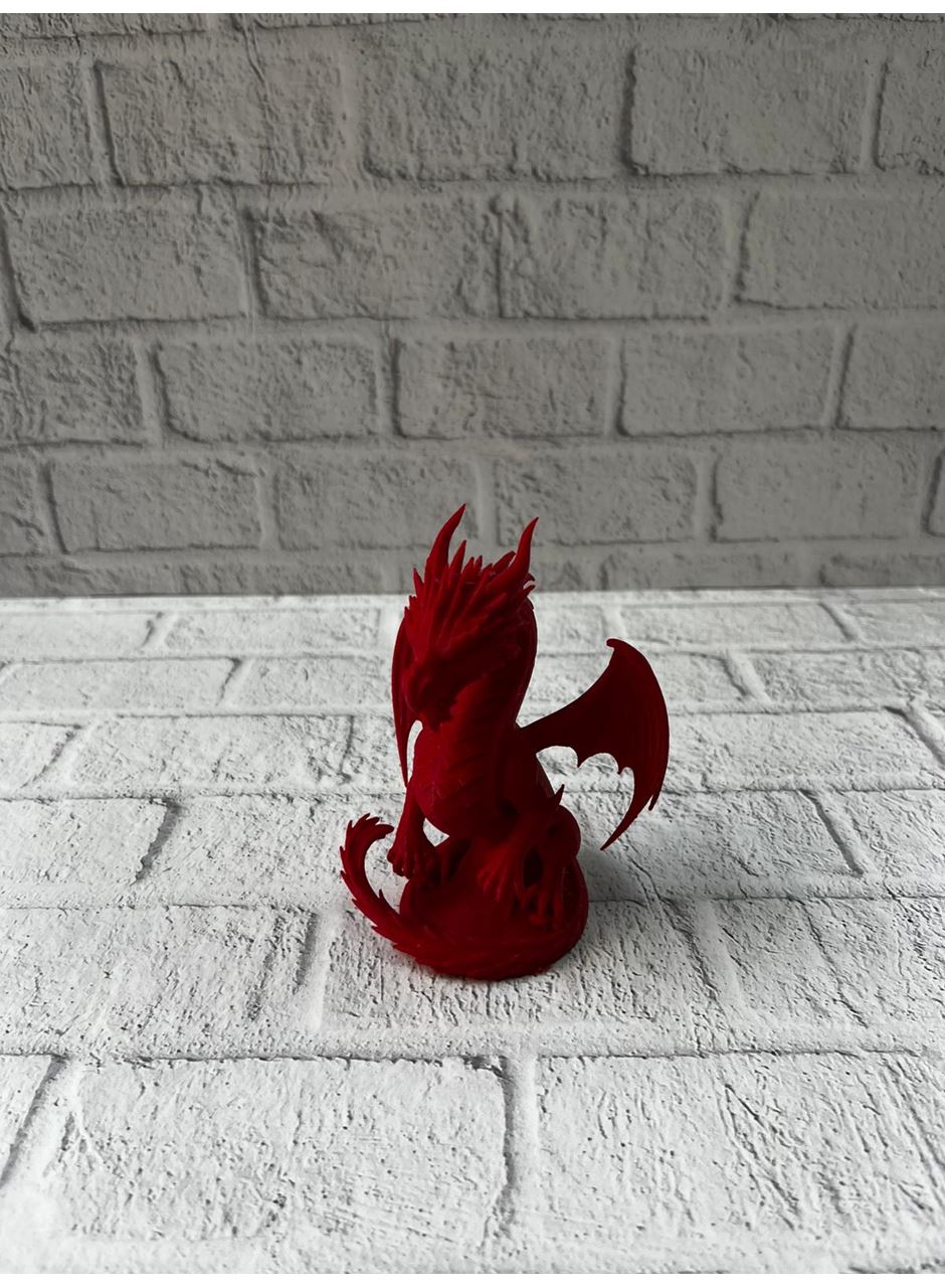 Kırmızı Ejderha Biblo 12 cm