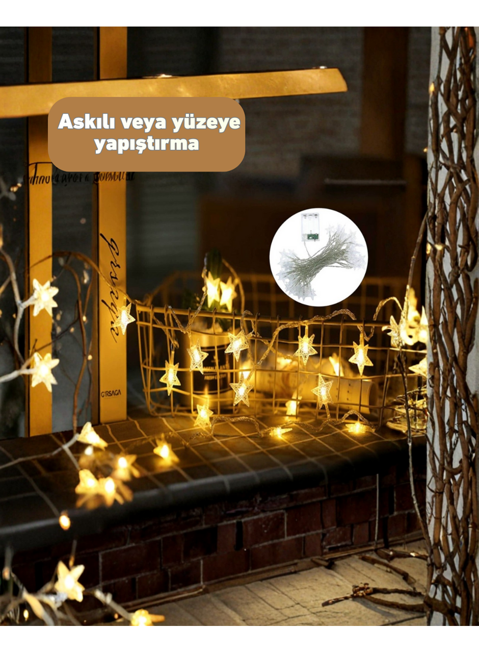Yıldız Led Işık 5 Metre Dekoratif Aydınlatma Günışığı
