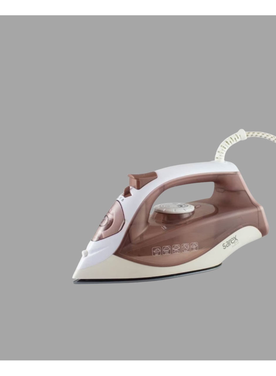 Buharlı Ütü 2200W Kireç Önleyici Self Clean Damlatmaz Kahverengi