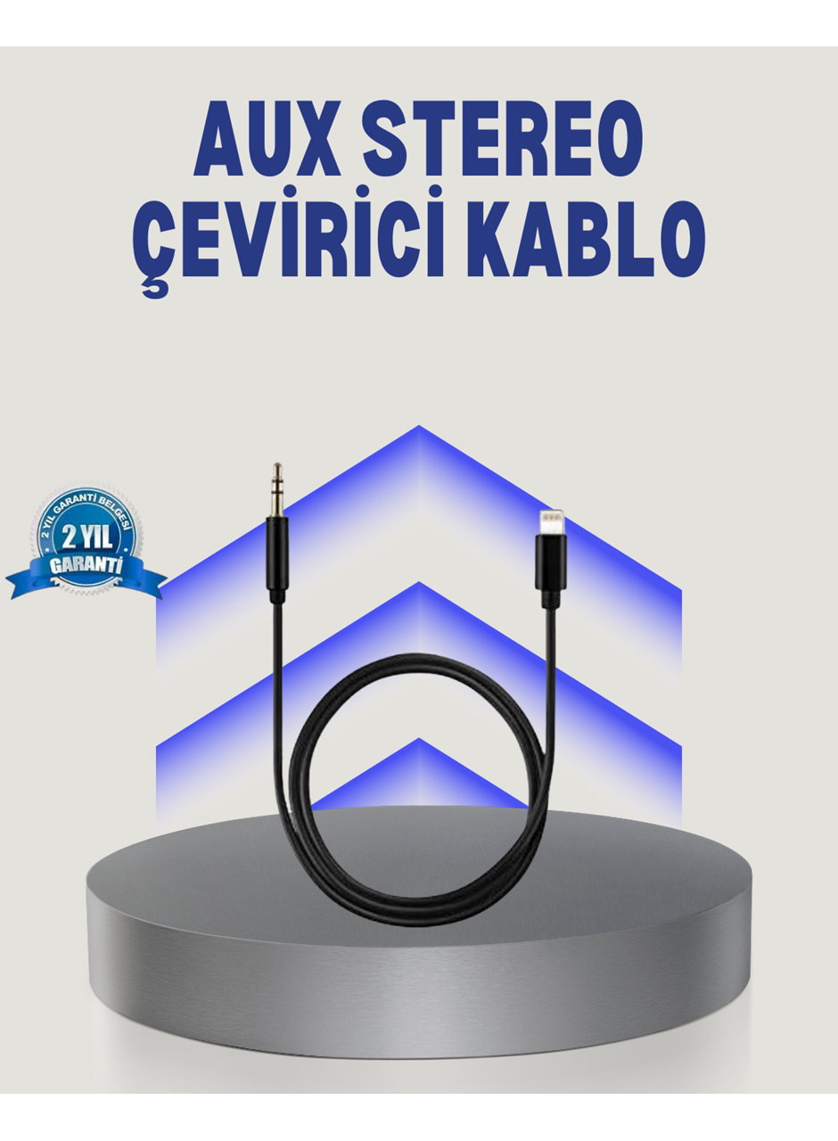 iPhone Lightning 3.5mm Aux Çevirici Kablo JH-023 Stereo Ses Aktarıcı