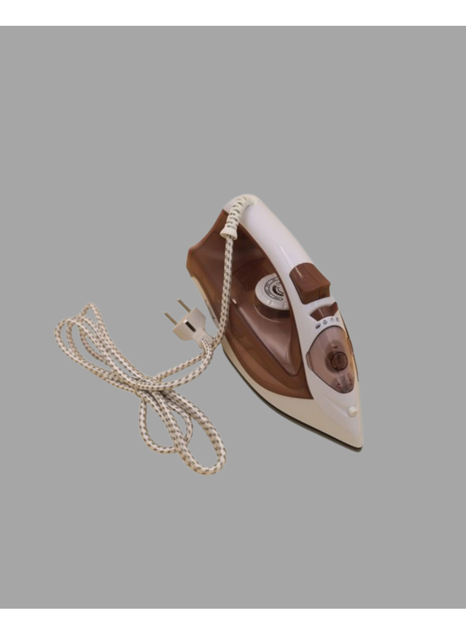 Buharlı Ütü 2200W Seramik Taban 300 ml Kahverengi Dikey Ütüleme