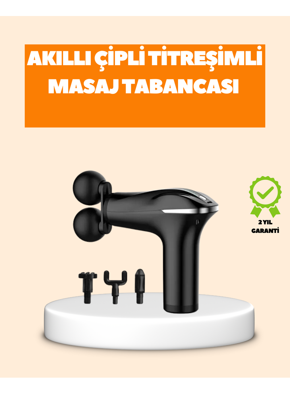 Titreşimli Masaj Aleti Şarjlı Masaj Tabancası Spor Sonrası Kas Gevşetici